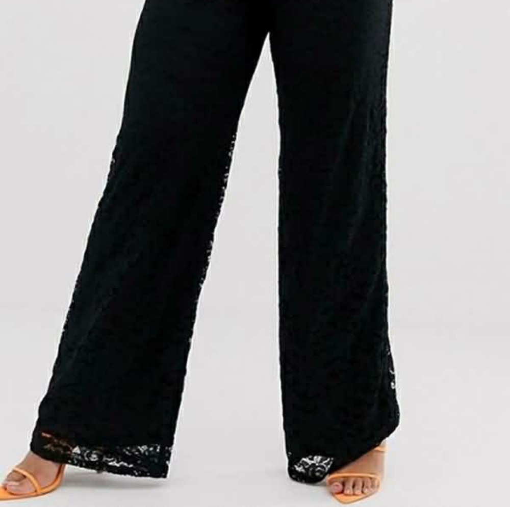 Black lace pants - Picture 1 of 14